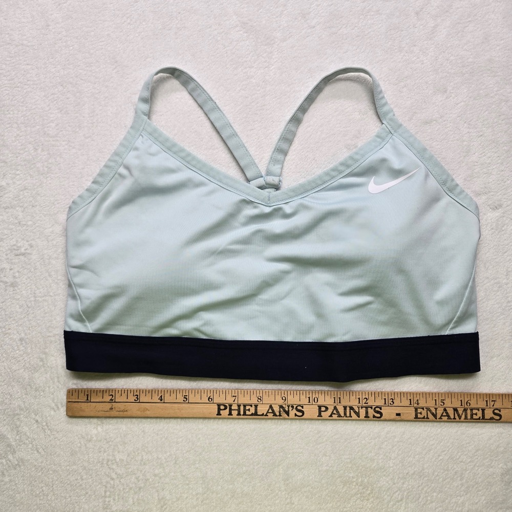 Nike Indy Light Support Strappy Sports Bra Blue Navy Womens 1X - Picture 6 of 8